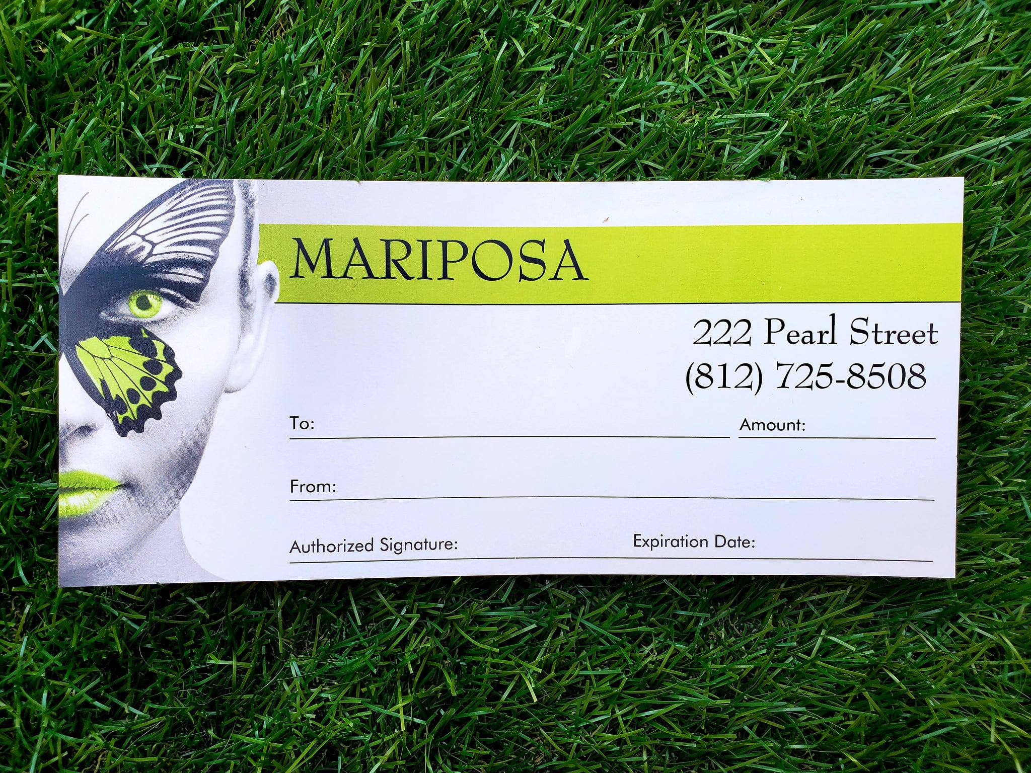 Mariposa Gift Card-One size fits all!